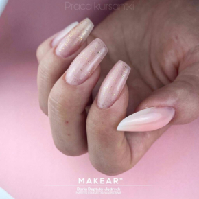 Makear Builder&Bottle BG01 Żel budujący do paznokci w butelce z pędzelkiem Hema Free 15ml