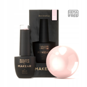 Makear Builder&Bottle BG02 Żel budujący do paznokci w butelce z pędzelkiem Hema Free 15ml