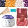 Zestaw ItalWax do depilacji podgrzewacz Pro Wax 100W + wosk twardy Rose - 1