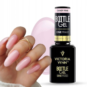 Victoria Vynn Bottle Gel One Phase Candy Pink Żel budujący w buteleczce z pędzelkiem 15ml