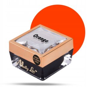 Molly Lac Paint Gel 4 Orange Żel do zdobień ombre i ornamentów HEMA/Di-HEMA Free 5g