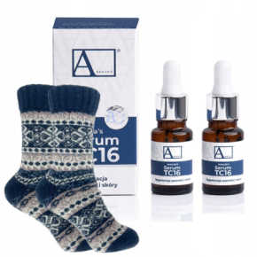 Arkada Zestaw: Serum kolagenowe TC16 11ml 2 sztuki + zimowe wełniane skarpetki damskie 1 para