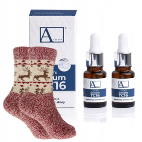 Arkada Zestaw: Serum kolagenowe TC16 11ml 2 sztuki + zimowe wełniane skarpetki damskie 1 para