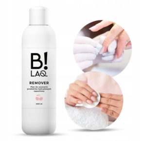 B!LAQ Remover płyn do usuwania produktów hybrydowych zapachowy wiśniowy 1000ml