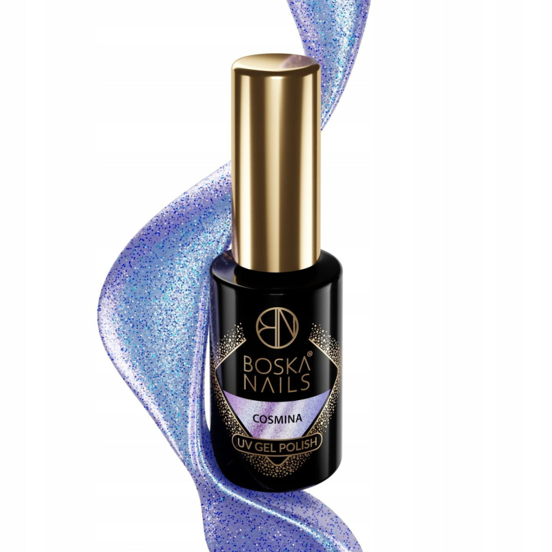 Boska Nails Cosmic Glow 487 Cosmina jasnofioletowy holograficzny lakier hybrydowy 6ml Boska Nails Cosmic Glow 487 Cosmina jasnofioletowy holograficzny lakier hybrydowy 6ml