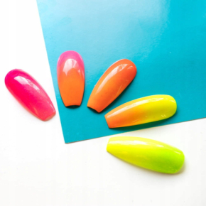 Molly Lac Paint Gel 7 Strawberry Żel do zdobień ombre i ornamentów HEMA/Di-HEMA Free 5g