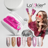 La’kier Diamond Dust Pink Stardust 15g hipoalergiczny samopoziomujący żel budujący do paznokci z efektem Flash - 5