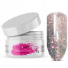 La’kier Diamond Dust Midnight Silver 15g hipoalergiczny samopoziomujący żel budujący do paznokci z efektem Flash - 1
