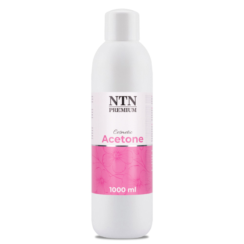 NTN Premium Aceton kosmetyczny płyn do usuwania lakieru hybrydowego 1000ml NTN Premium Aceton kosmetyczny płyn do usuwania lakieru hybrydowego 1000ml