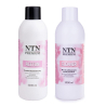 Zestaw płynów NTN Cleaner 1000ml + Aceton 1000ml odtłuszczacz i remover do stylizacji paznokci - 1