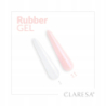 Claresa Rubber Gel 1 budujący żel do przedłużania paznokci transparentny 12g - 4