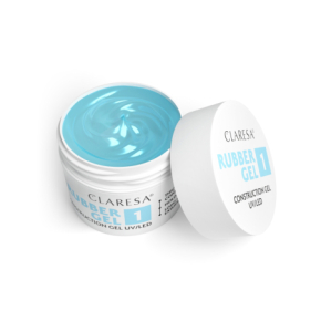 Claresa Rubber Gel 1 budujący żel do przedłużania paznokci transparentny 12g