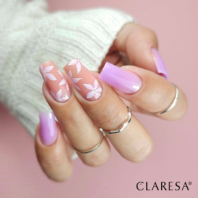 Claresa Żel budujący samopoziomujący do paznokci Soft&Easy Builder Gel Dancing Sparkles 12g