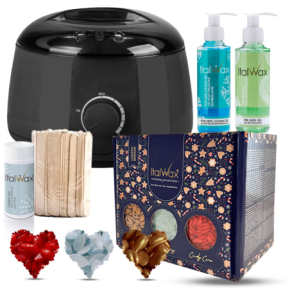 ItalWax świąteczny zestaw do depilacji woskowej Winter Collection 3x wosk 500g + podgrzewacz + preparaty