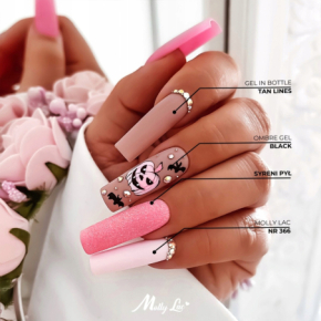 Molly Lac Zestaw 30x lakier hybrydowy + elegancki kuferek
