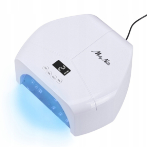 Molly Nails Mocna lampa UV/LED UV BQ-L8 298W do lakierów hybrydowych, żeli i akrylożeli biała