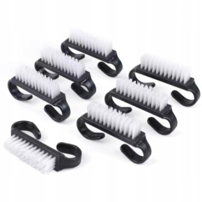 Szczoteczka mini do usuwania pyłu manicure i pedicure czarna 10 sztuk