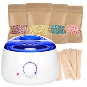 Xanitalia Doll Zestaw do depilacji bezpaskowej - podgrzewacz + 4x wosk twardy 100g + szpatułki