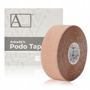 Arkada Pro Podo Tape Taśma tapingowa cielista do stóp 2