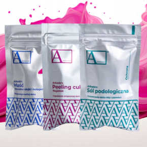 Arkada Zestaw: Serum kolagenowe TC16 11ml + maść regenerująca na popękaną skórę stóp 70g + 3 próbki + worek holo