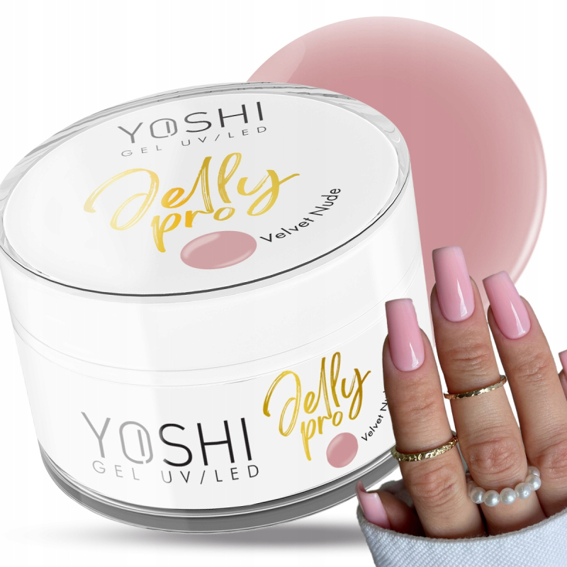 Yoshi Gel Jelly Pro Velvet Nude Żel budujący do paznokci 15ml Yoshi Gel Jelly Pro Velvet Nude Żel budujący do paznokci 15ml