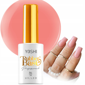 Yoshi Rubber Base 14 Baza kauczukowa do paznokci hybrydowych 10ml