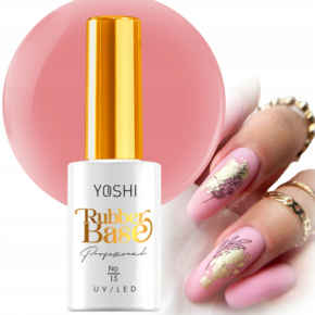 Yoshi Rubber Base 15 Baza kauczukowa do paznokci hybrydowych 10ml