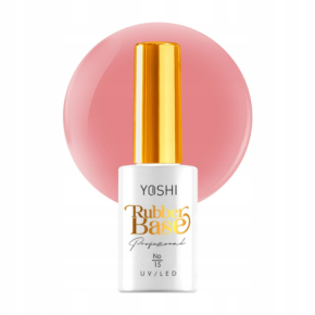 Yoshi Rubber Base 15 Baza kauczukowa do paznokci hybrydowych 10ml