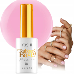 Yoshi Rubber Base 17 Baza kauczukowa do paznokci hybrydowych 10ml