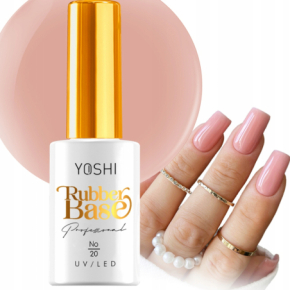 Yoshi Rubber Base 20 Baza kauczukowa do paznokci hybrydowych 10ml