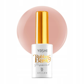 Yoshi Rubber Base 20 Baza kauczukowa do paznokci hybrydowych 10ml