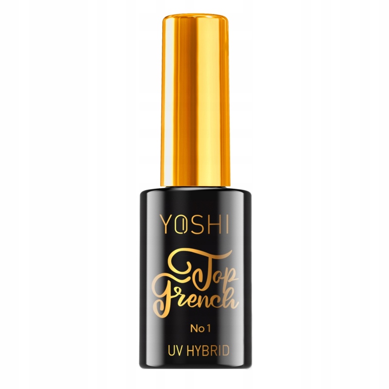Yoshi Top French 1 do lakierów hybrydowych 10ml Yoshi Top French 1 do lakierów hybrydowych 10ml