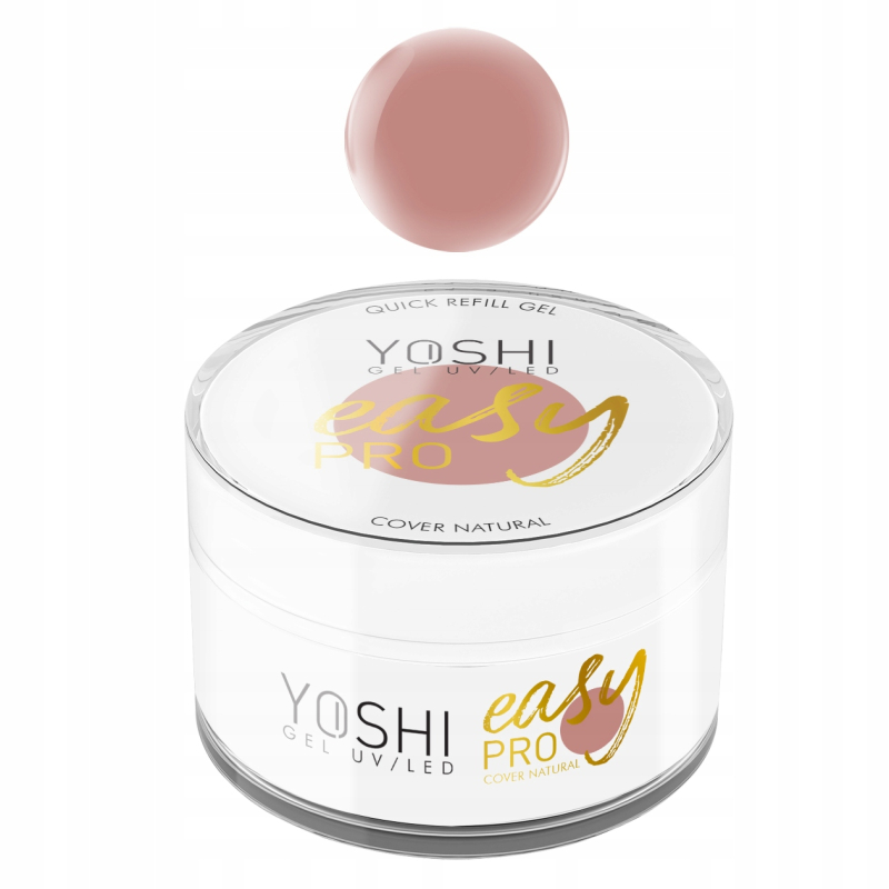 Yoshi Żel budujący do paznokci Gel Easy Pro Cover Natural 15ml Yoshi Żel budujący do paznokci Gel Easy Pro Cover Natural 15ml