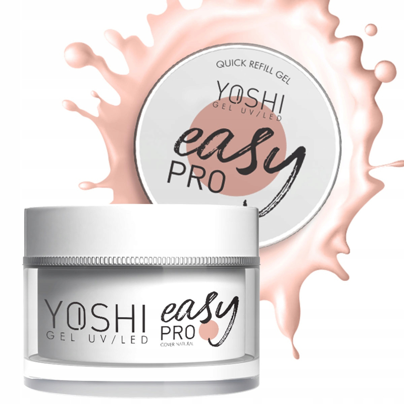 Yoshi Żel budujący do paznokci Gel Easy Pro Cover Natural 50ml Yoshi Żel budujący do paznokci Gel Easy Pro Cover Natural 50ml