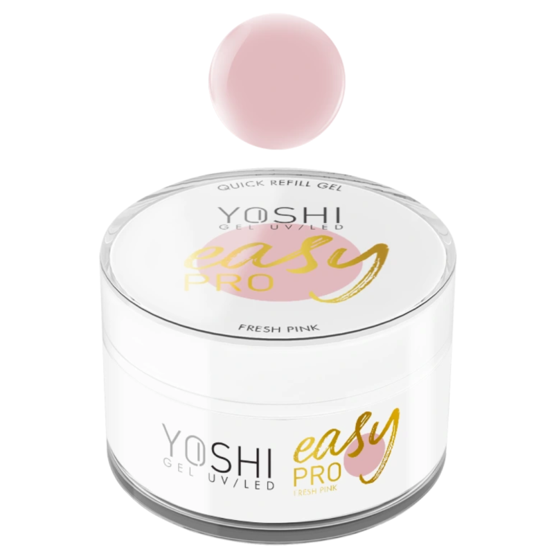 Yoshi Żel budujący do paznokci Gel Easy Pro Fresh Pink 15ml Yoshi Żel budujący do paznokci Gel Easy Pro Fresh Pink 15ml