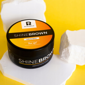 Zestaw przyspieszający opalanie 5x ByRokko Shine Brown Sun Cream krem 210ml