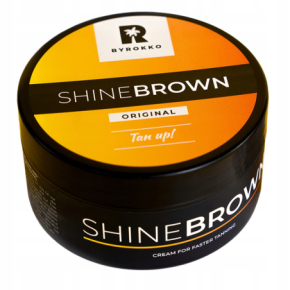 Zestaw przyspieszający opalanie 5x ByRokko Shine Brown Sun Cream krem 210ml