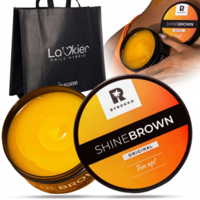 Zestaw przyspieszający opalanie ByRokko Shine Brown Sun Cream krem 210ml + torba La'kier gratis