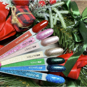Yoshi Ho Ho Ho 412 Cupid brokatowy kolorowy lakier hybrydowy 6ml