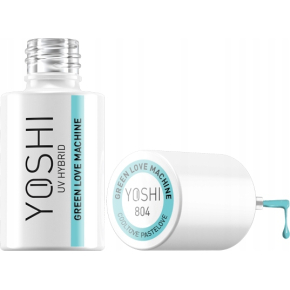 Yoshi Cooltove Pastelove 804 Green Love Machine kolorowy lakier hybrydowy 6ml