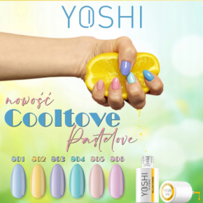 Yoshi Cooltove Pastelove 806 Pink Panther kolorowy lakier hybrydowy 6ml