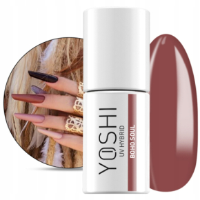 Yoshi Free Spirit 133 Boho Soul Kolorowy lakier hybrydowy do paznokci 6ml