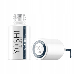 Yoshi Holly Holiday 626 Silent Night Brokatowy lakier hybrydowy 6ml