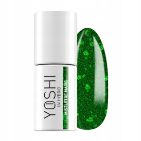 Yoshi Holly Holiday 627 Mistletoe Magic Brokatowy lakier hybrydowy 6ml