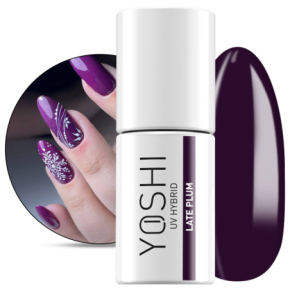 Yoshi Late Autumn 311 Late Plum Kolorowy lakier hybrydowy do paznokci 6ml