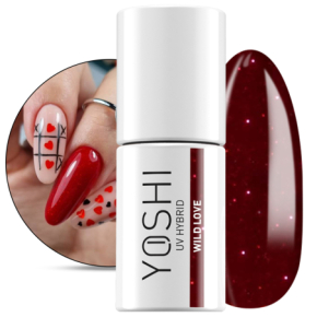 Yoshi Love 611 Wild Love Kolorowy lakier hybrydowy do paznokci 6ml