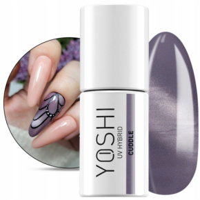 Yoshi Silk Catitude 923 Cuddle Lakier hybrydowy do paznokci efekt kocie oko 6ml