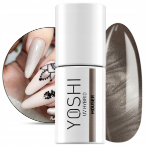 Yoshi Silk Catitude 924 Mouser Lakier hybrydowy do paznokci efekt kocie oko 6ml