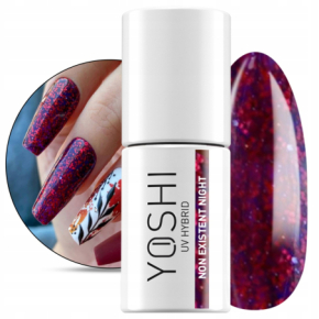 Yoshi The Color Is Now 509 Non Existent Night Kolorowy lakier hybrydowy do paznokci 6ml