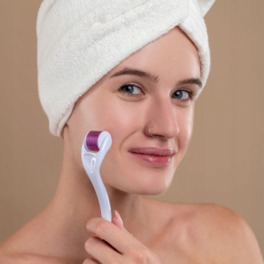 Activ Derma roller do mezoterapii 0.5mm 192 igły tytanowe
